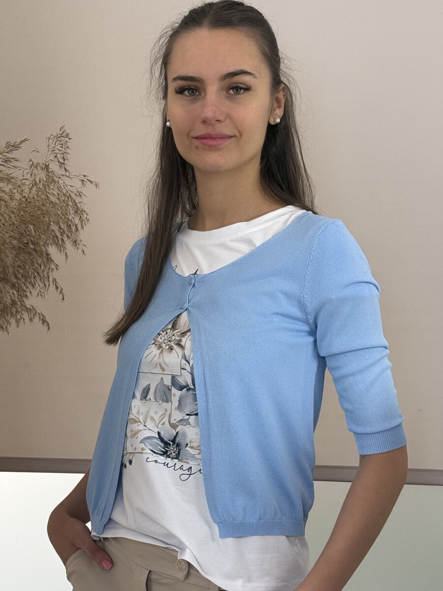 Vékony gombos boleró