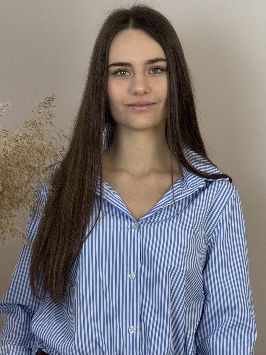 Csíkos ing - fehér-világoskék - Kép 16