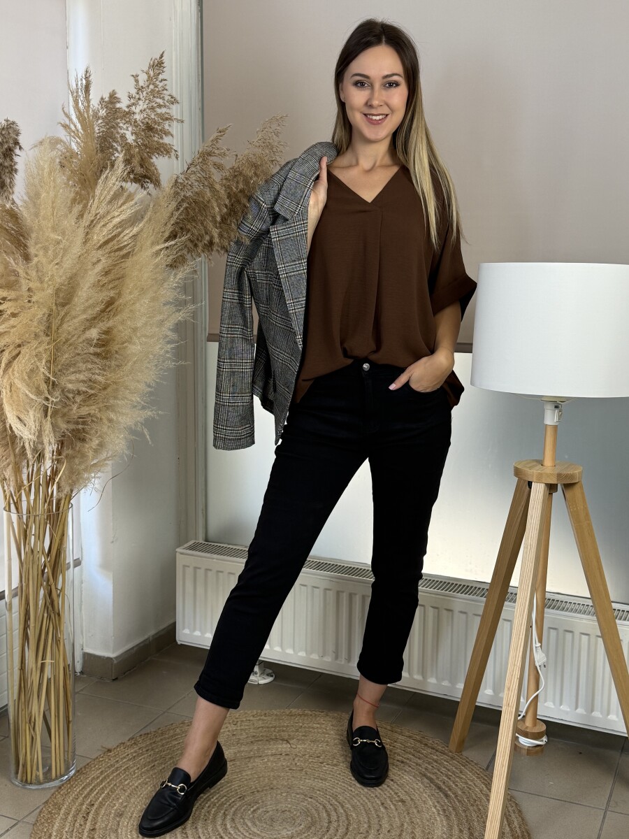 Színes mom fit farmer