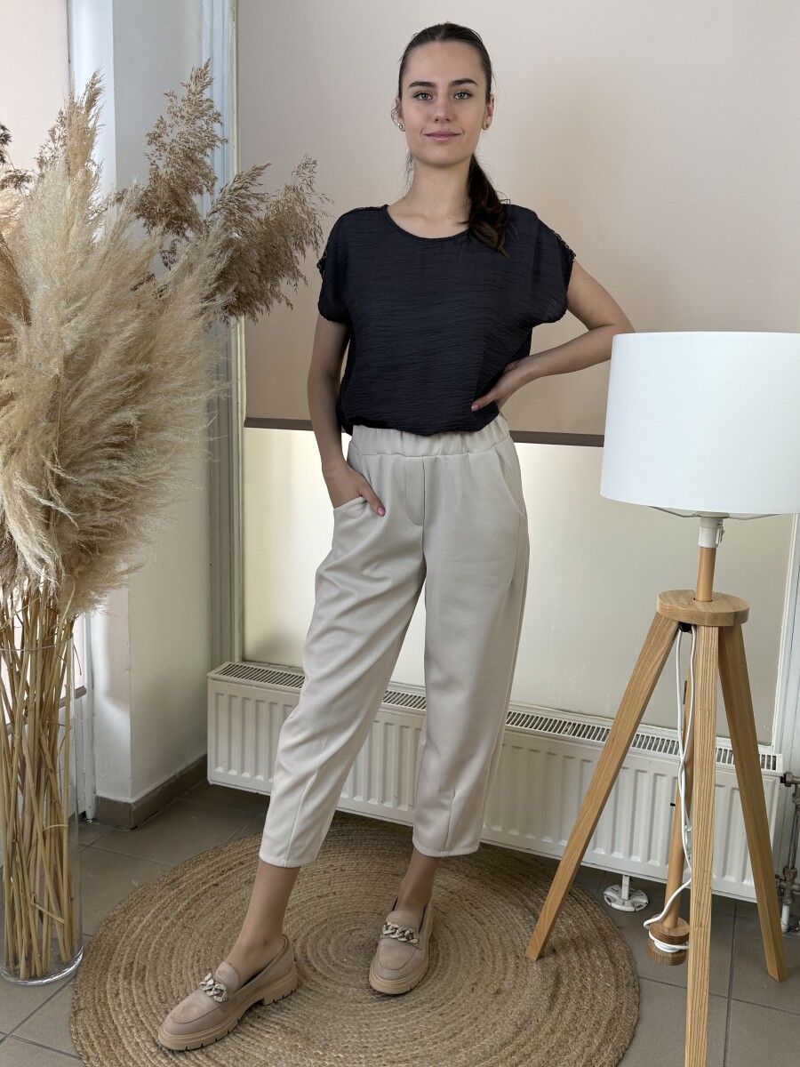 T ujjas blúz - csokibarna - Kép 16