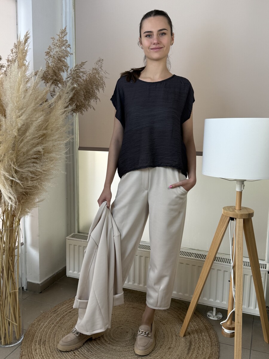 T ujjas blúz - csokibarna - Kép 9