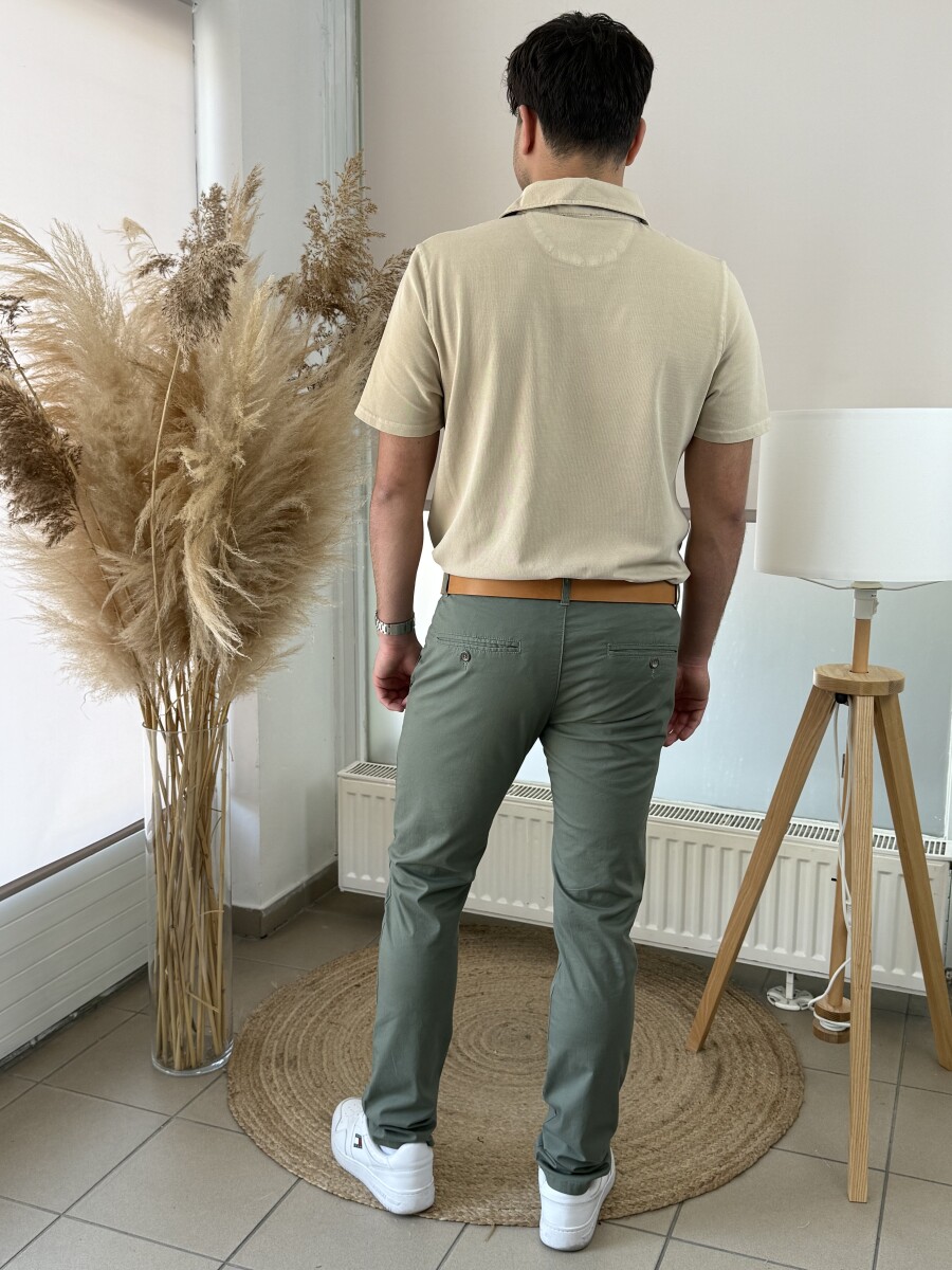 Galléros póló - camel - Kép 11