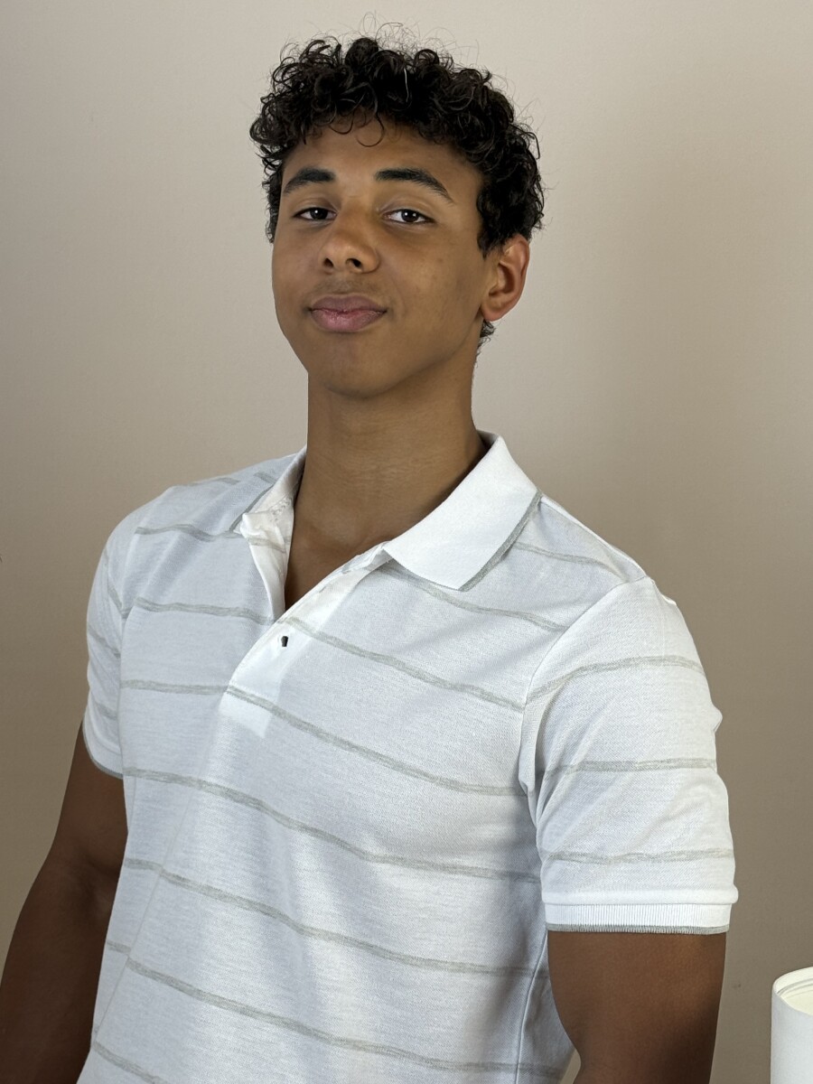 Galléros csíkos póló - fehér - Kép 5