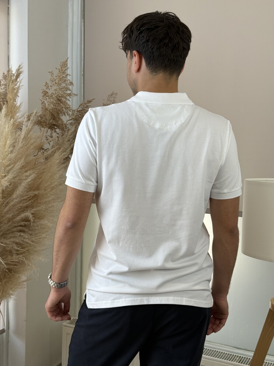 Galléros póló - fehér - Kép 12