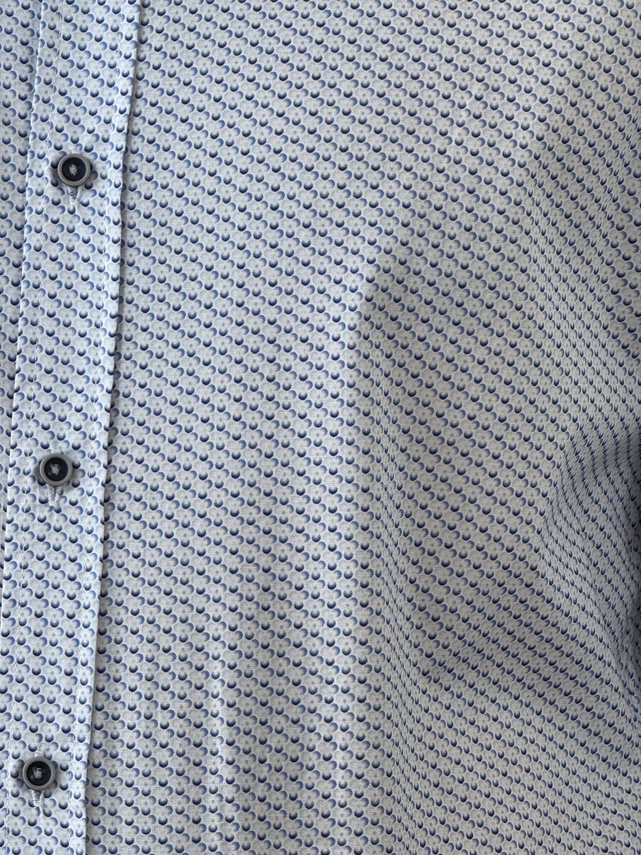 Apró mintás ing - fehér - Kép 14