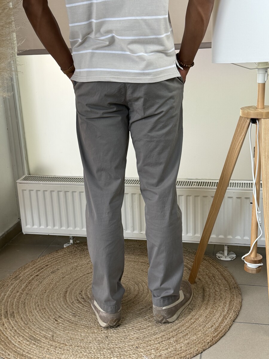 Férfi vászon nadrág - homok - Kép 15