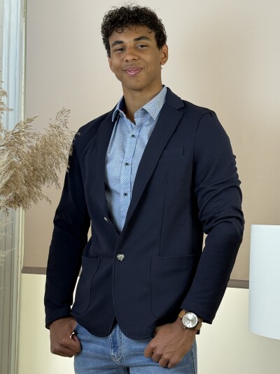 Férfi zakó - sötétkék