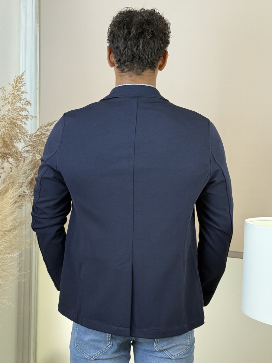 Férfi zakó - sötétkék - Kép 10