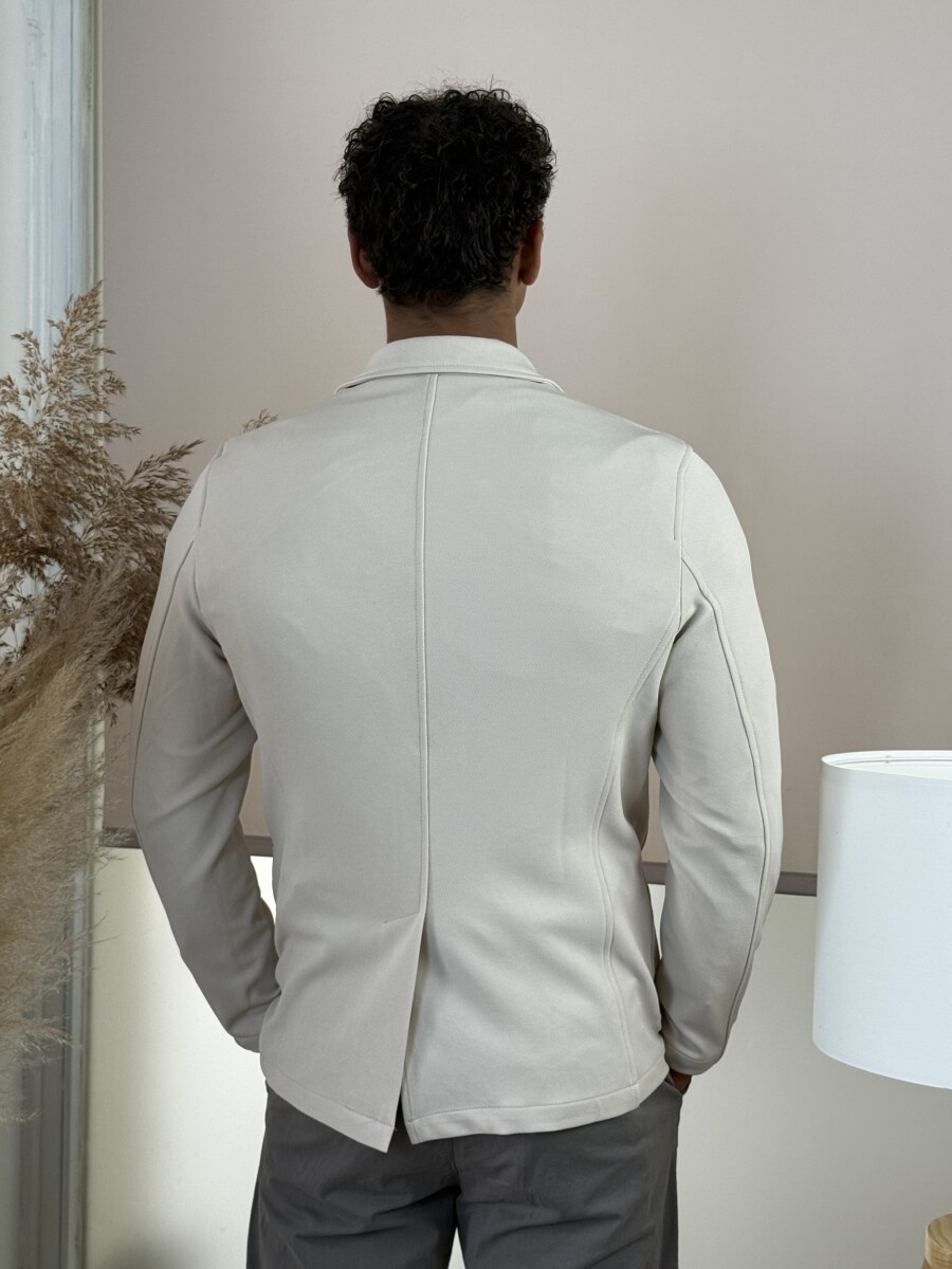 Férfi zakó - bézs - Kép 12